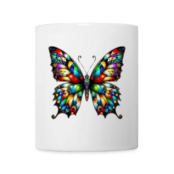 Schmetterling - Tasse - Weiß - Vorne