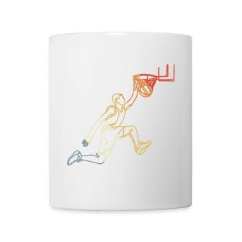 Basketball Retro Look - Mug - white - Front