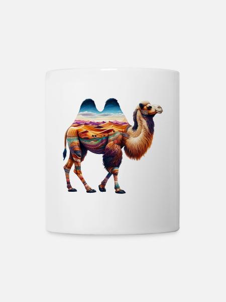Kamel - Tasse - Weiß