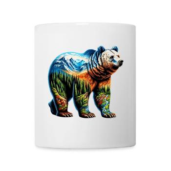 Ours - Mug blanc - blanc - Devant