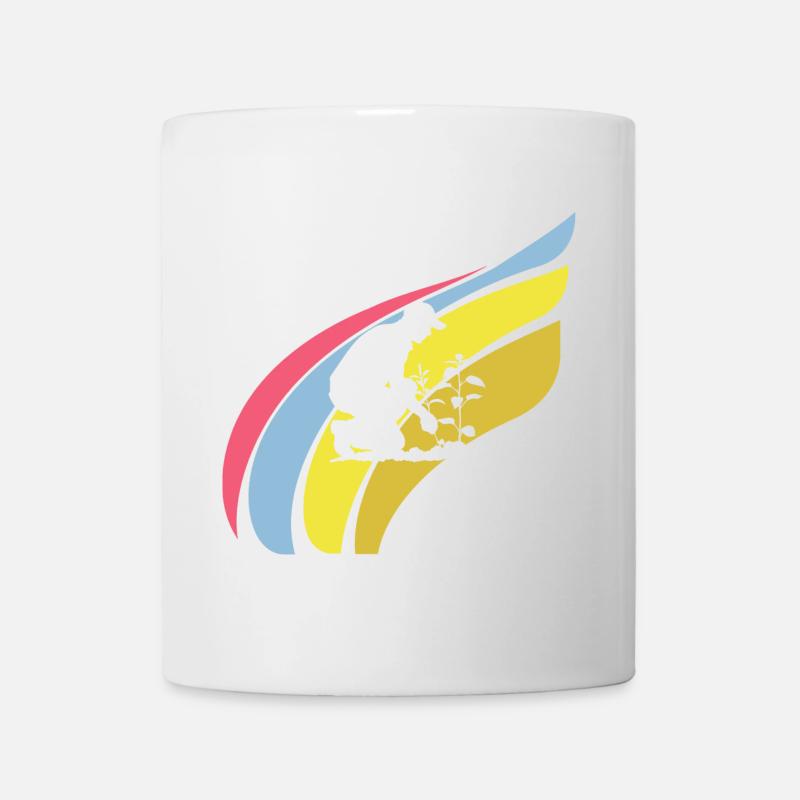 Gartenarbeit Gartenbau - Tasse - Weiß