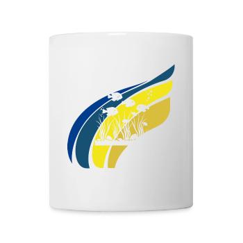 Eau d’aquarium - Mug blanc - blanc - Devant