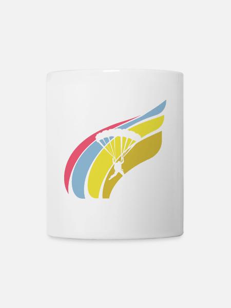 Paragliding Fallschirm Extremsport - Tasse - Weiß