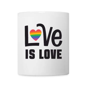 LGBTQ Pride Month - Liebe ist Liebe - Tasse - Weiß - Vorne