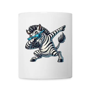 Cool zebra doing the dab dance - Mug - white - Front
