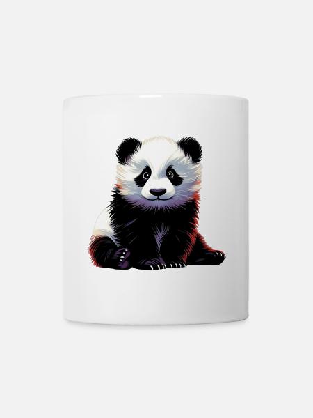 Panda - Tasse - Weiß