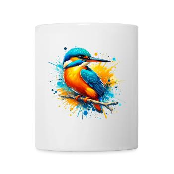 Martin-pêcheur - Mug blanc - blanc - Devant