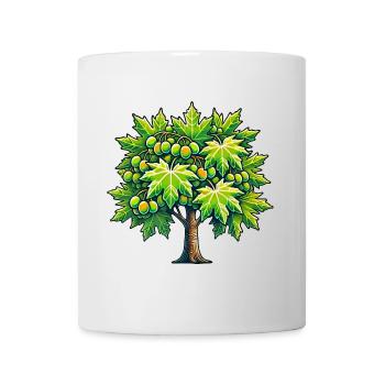 Ahornblatt Ahorn Baum Kanadisch Kanada Natur - Tasse - Weiß - Vorne