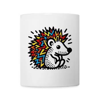 Hérisson - Mug blanc - blanc - Devant