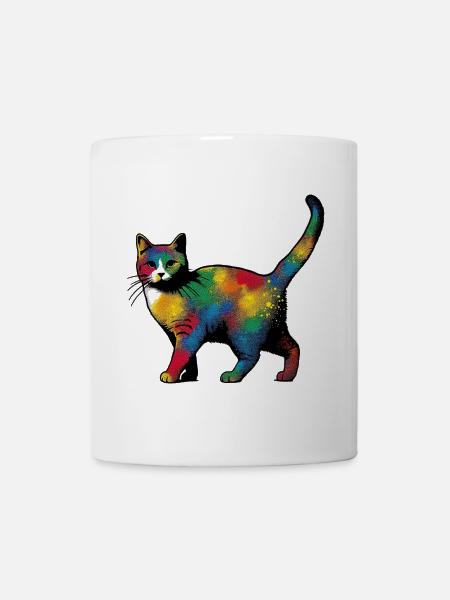 Katze - Tasse - Weiß