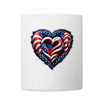 Das Herz - Tasse - Weiß - Vorne