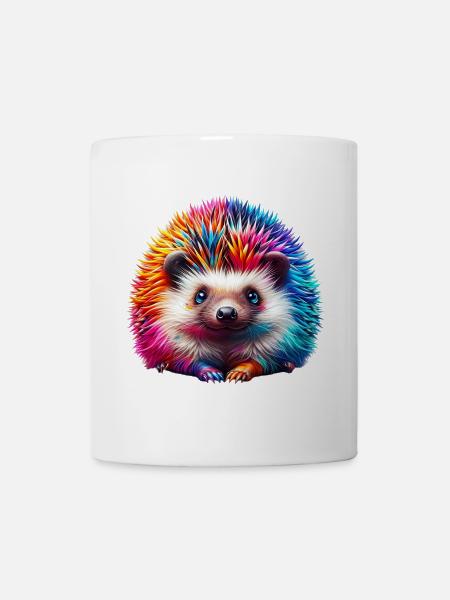 Igel - Tasse - Weiß