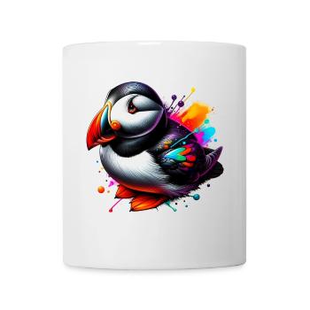Papageitaucher - Tasse - Weiß - Vorne