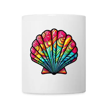 Muschel - Tasse - Weiß - Vorne