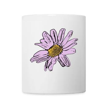 Flower pastel flower flowers pastel flowers lilac - Mug - white - Front