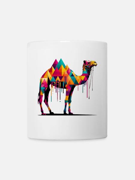 Kamel - Tasse - Weiß