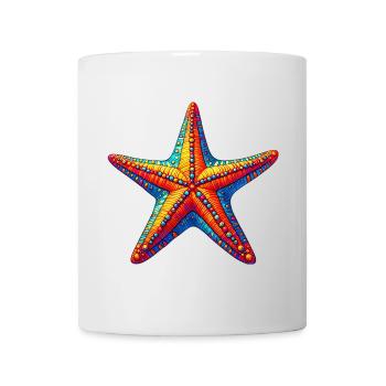 Seestern - Tasse - Weiß - Vorne