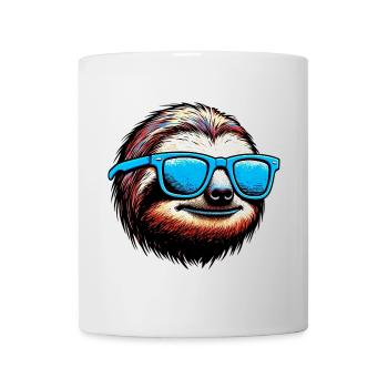 Paresseux avec lunettes de soleil - Mug blanc - blanc - Devant
