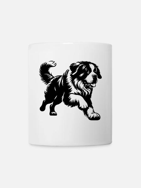 Bernhardiner - Tasse - Weiß