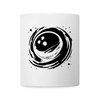 Graphiques de bowling - Mug blanc - blanc - Devant