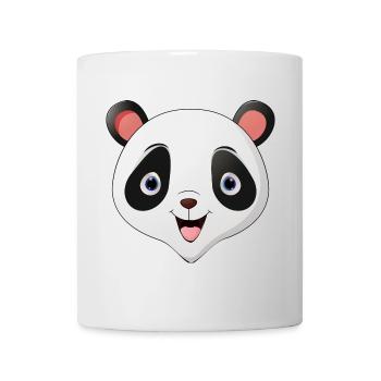 Panda face - Tasse - Weiß - Vorne