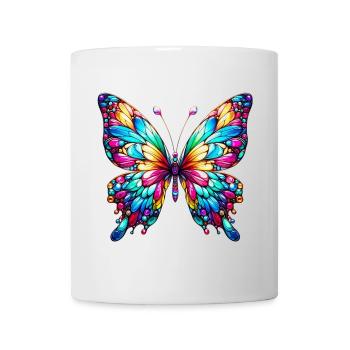 Schmetterling - Tasse - Weiß - Vorne