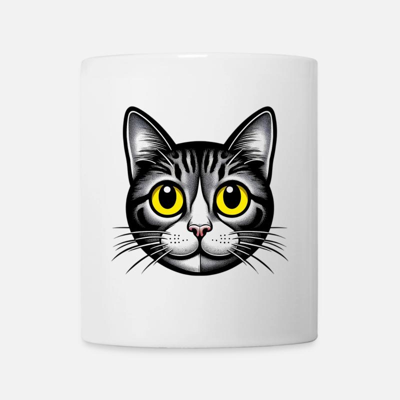 Katze - Tasse - Weiß