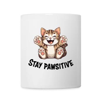 Süße Katze, Katze lustig, Katze Geschenk, T-Shirt - Tasse - Weiß - Vorne