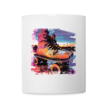 Roller Skates Illustration - Mug - white - Front