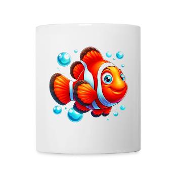 Poisson-clown - Mug blanc - blanc - Devant