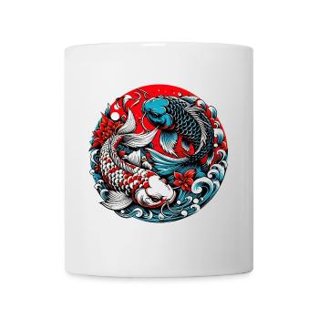 Carpe koï - Mug blanc - blanc - Devant