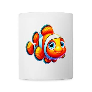 Poisson-clown - Mug blanc - blanc - Devant