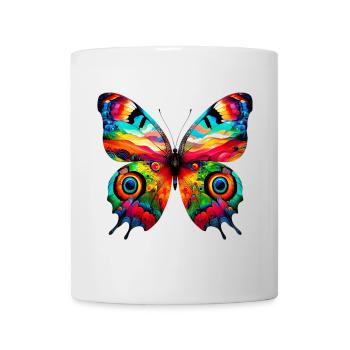 Papillon - Mug blanc - blanc - Devant