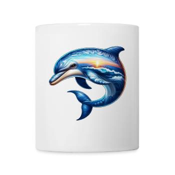 Dauphin - Mug blanc - blanc - Devant