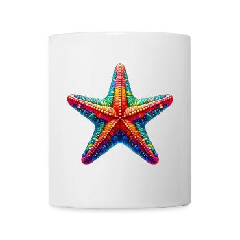 Étoile de mer - Mug blanc - blanc - Devant