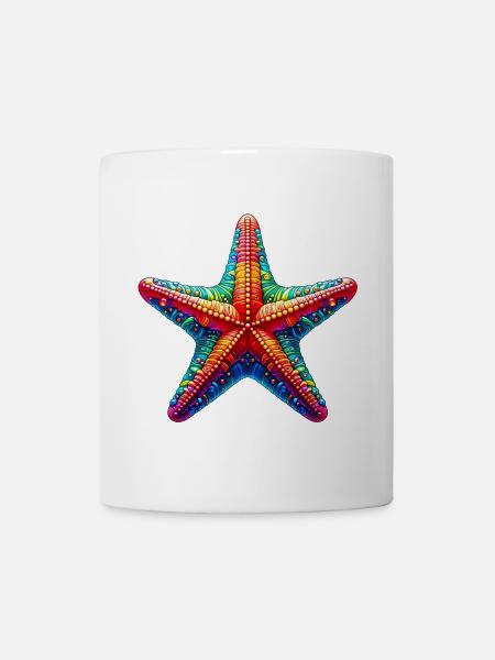 Seestern - Tasse - Weiß