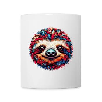 Faultier - Tasse - Weiß - Vorne
