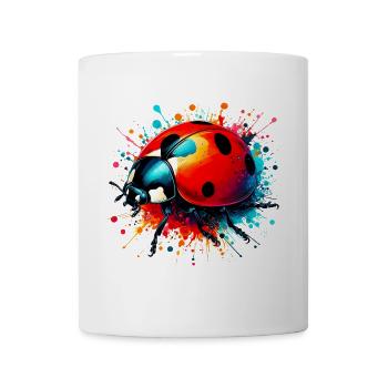 Coccinelle - Mug blanc - blanc - Devant