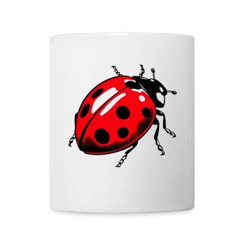 Marienkäfer - Tasse - Weiß - Vorne
