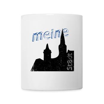 meine Stadt - Tasse - Weiß - Vorne
