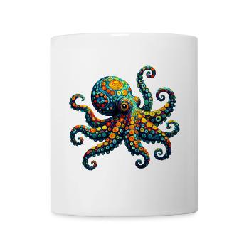 Octopus van Gogh - Mug - white - Front