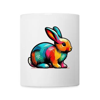 Lapin - Mug blanc - blanc - Devant