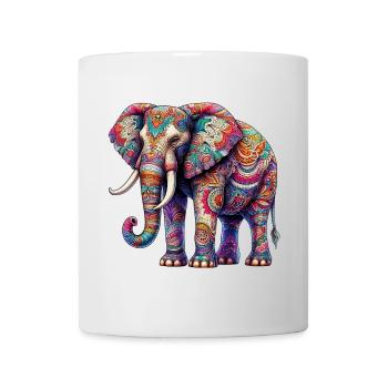 Éléphant - Mug blanc - blanc - Devant