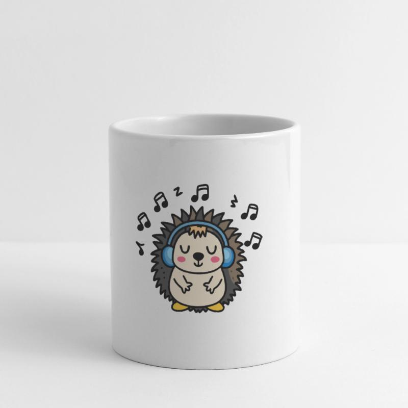 DJ Jeżyk – vibration rythmique à la manière d’un hérisson Mug blanc