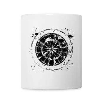 Dartboard Drawing - Mug - white - Front