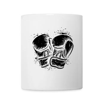 Boxhandschuhe - Tasse - Weiß - Vorne