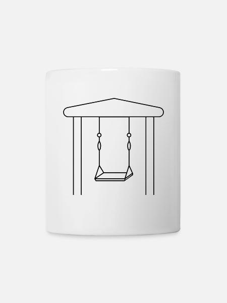 Schaukel - Tasse - Weiß