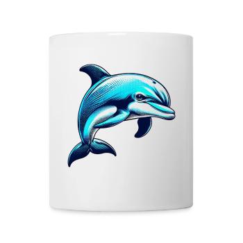 Dauphin - Mug blanc - blanc - Devant