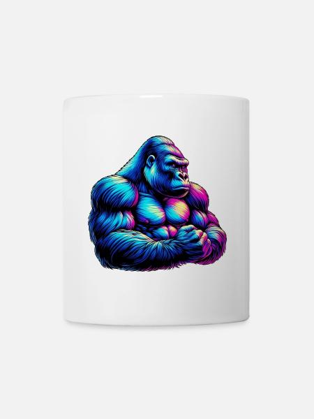 Gorilla - Tasse - Weiß