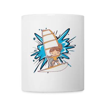 Windsurfen Windsurfing Windsurfer - Mug - white - Front